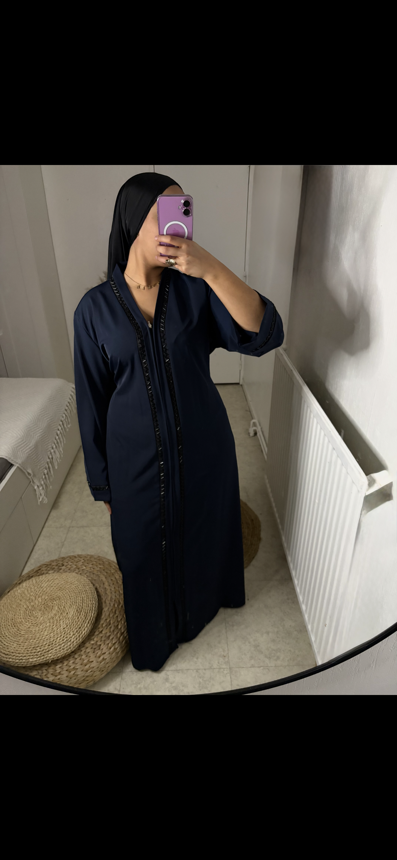 Abaya Femme Élégante Longue - Signature KN PARIS