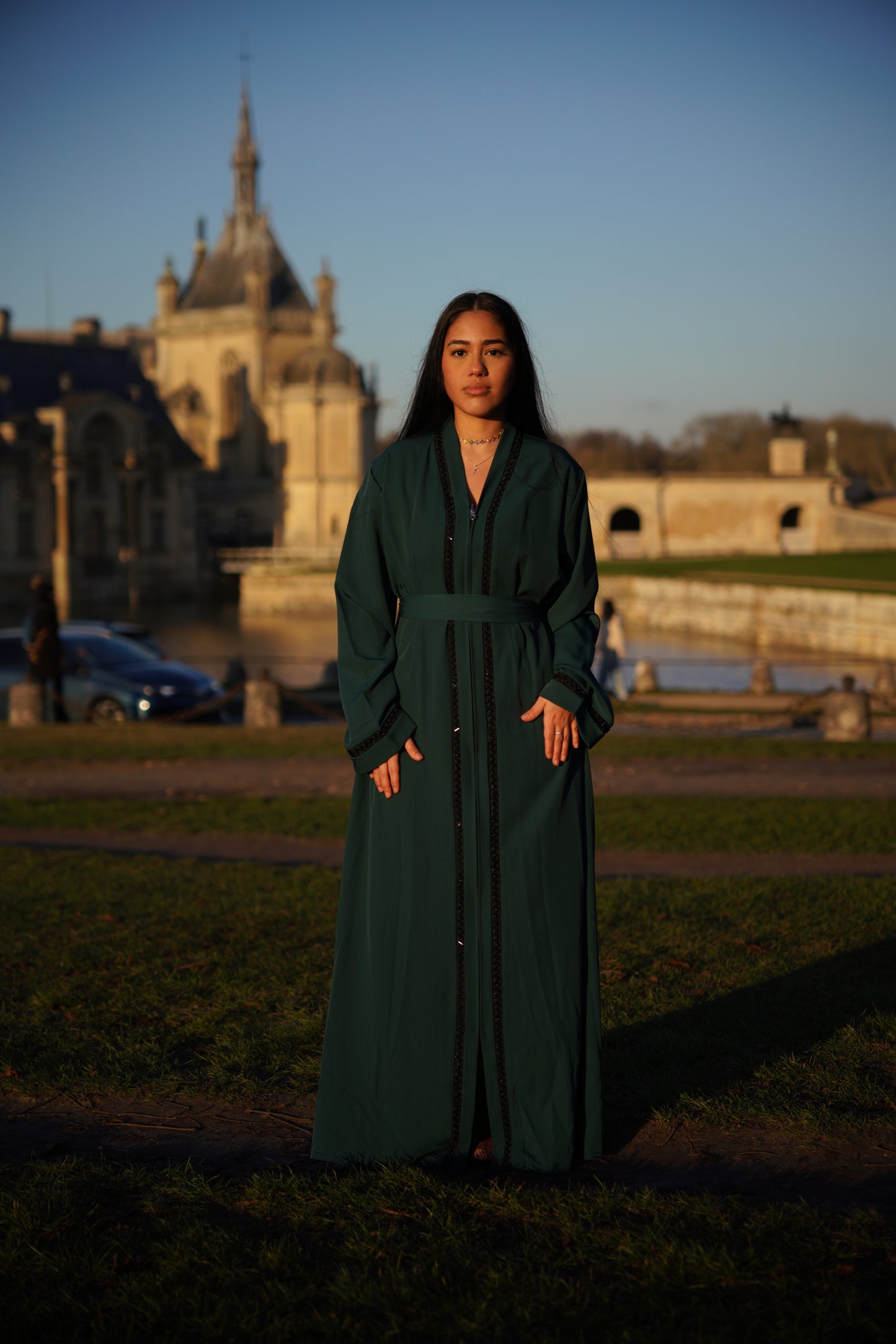 Abaya Femme Élégante Longue - Signature KN PARIS