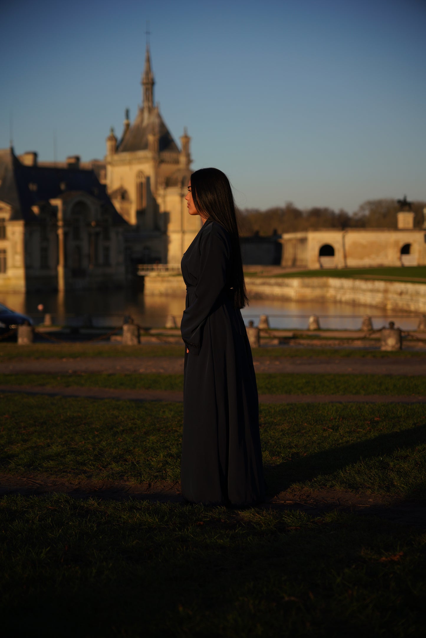 Abaya Femme Élégante Longue - Signature KN PARIS