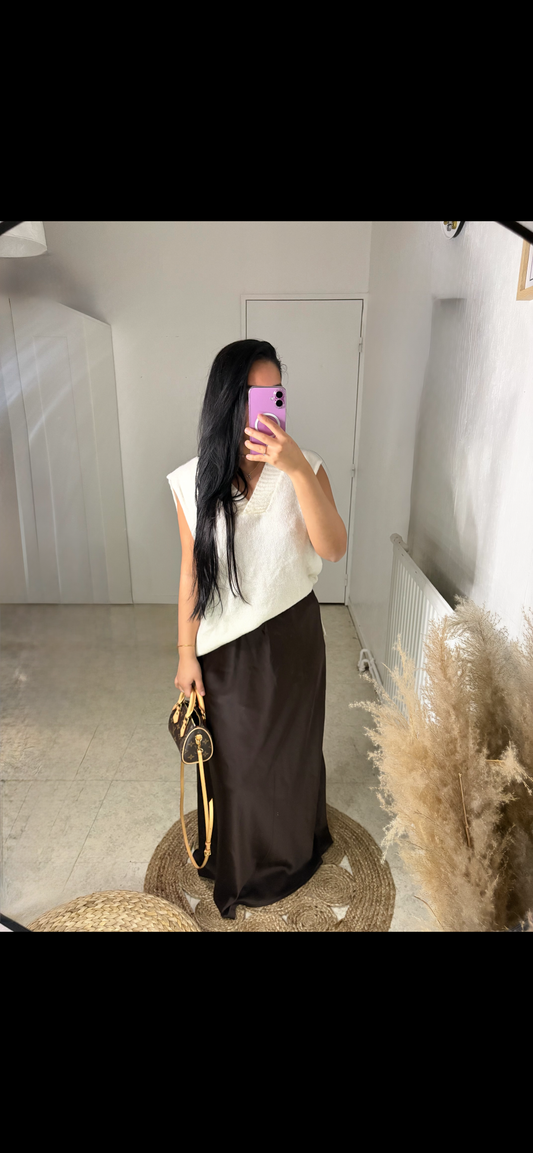 Jupe Satinée - KN PARIS